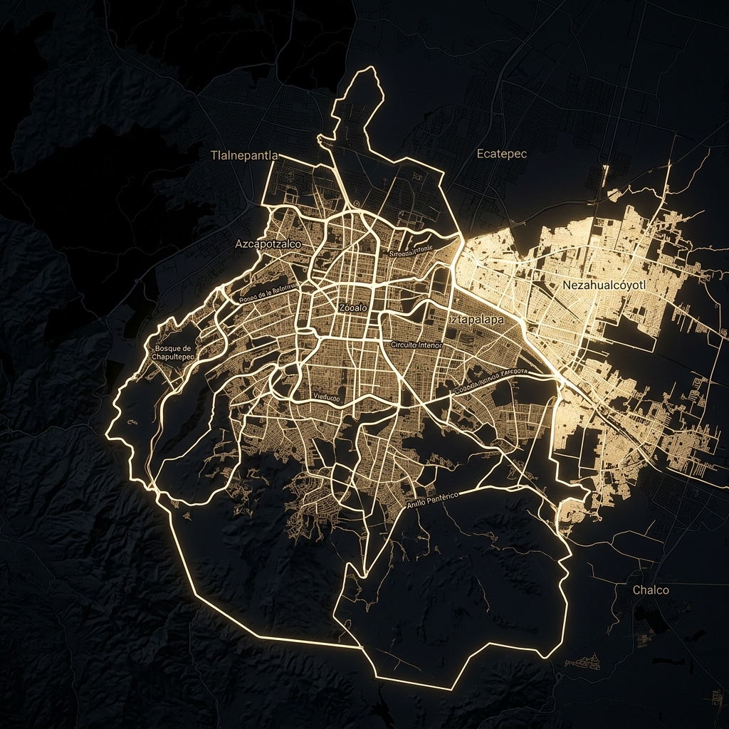 Mapa de Cobertura CDMX y Zona Oriente